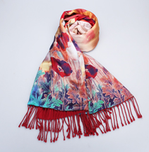 高檔印花披肩 高檔印花披肩