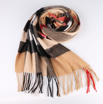 格子羊絨披肩 格子羊絨披肩