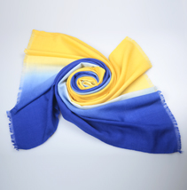 純羊毛漸變色圍巾 純羊毛漸變色圍巾